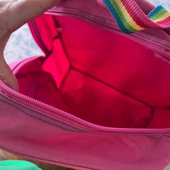 Vintage Y2K '02 Children's Barbie Backpack Rainbow Pink VGUC Nostalgia - Picture 8 of 9